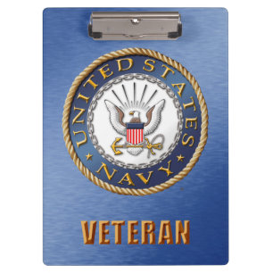 U.S. Navy Veteran Clipboard