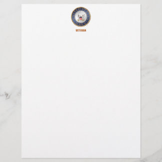 U.S. Navy Veteran Letterhead