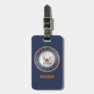 U.S. Navy Veteran Luggage Tag