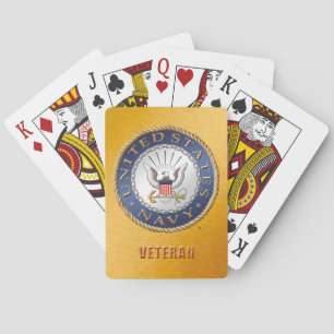 U.S. Navy Veteran Playing Cards