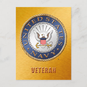 U.S. Navy Veteran Postcard