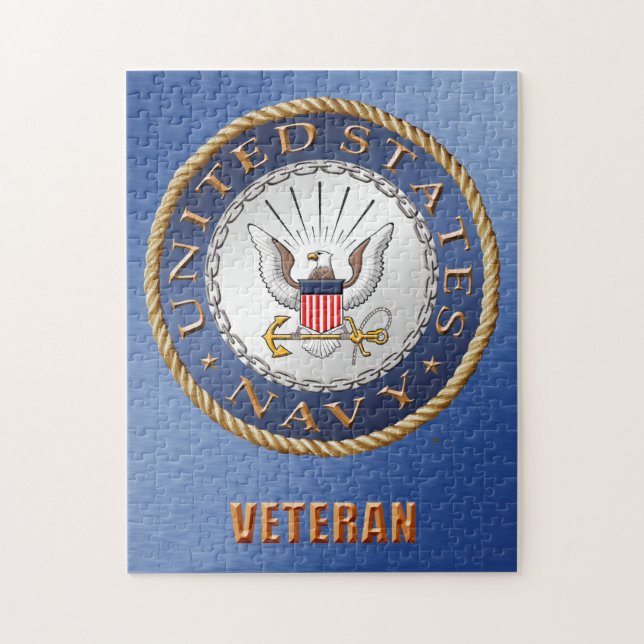 U.S. Navy Veteran Puzzle (Vertical)