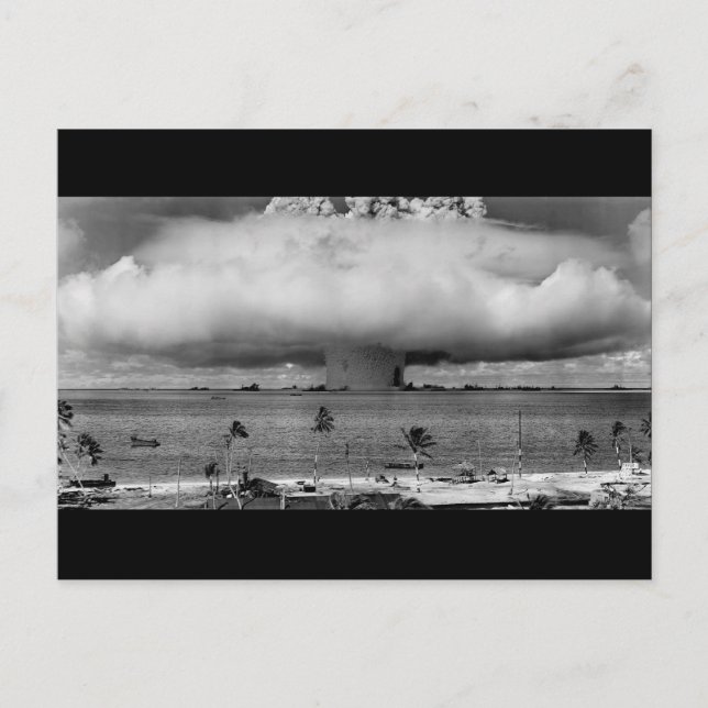 U.S. Operation Crossroads The Baker Explosion Postcard (Front)