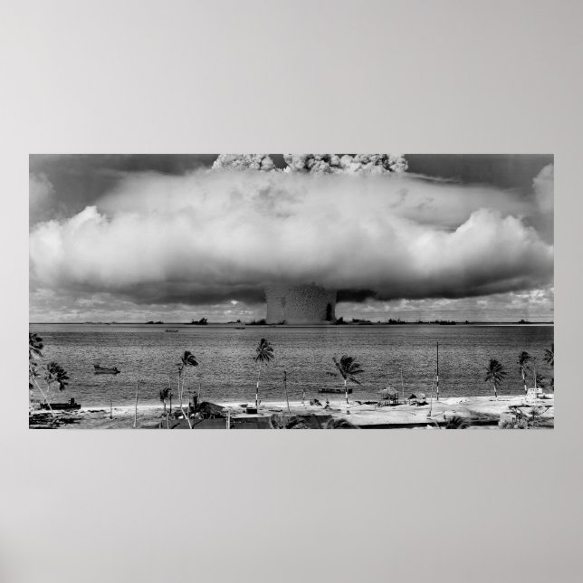 U.S. Operation Crossroads The Baker Explosion Poster (Front)