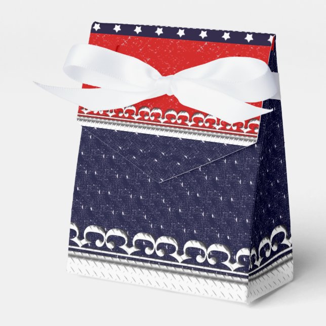 U.S. Patriotic Celebration of National Holidays Favour Box (Front Side)