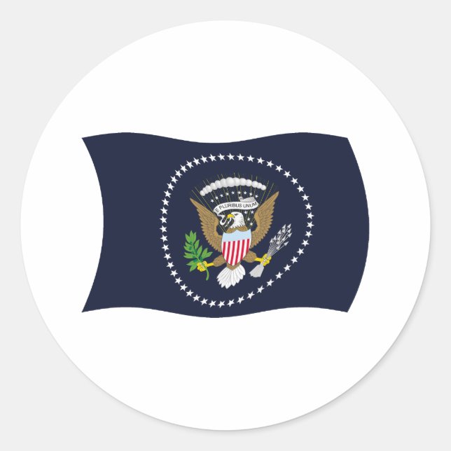 U.S. Presidential Seal Flag Sticker (Front)