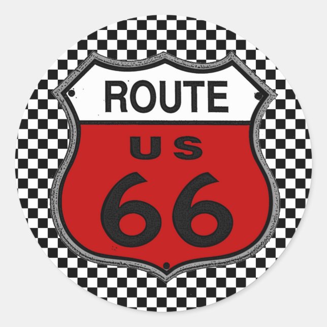 U.S. Route 66  Stickers (Front)