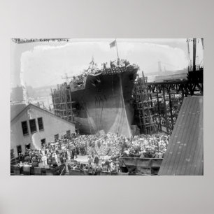 U.S.S. Arizona Launch Poster