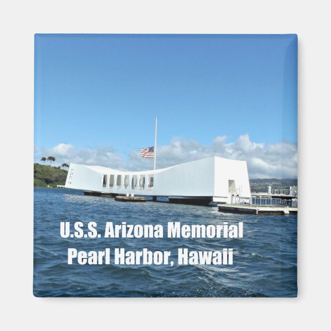 U.S.S. Arizona Memorial Magnet (Front)
