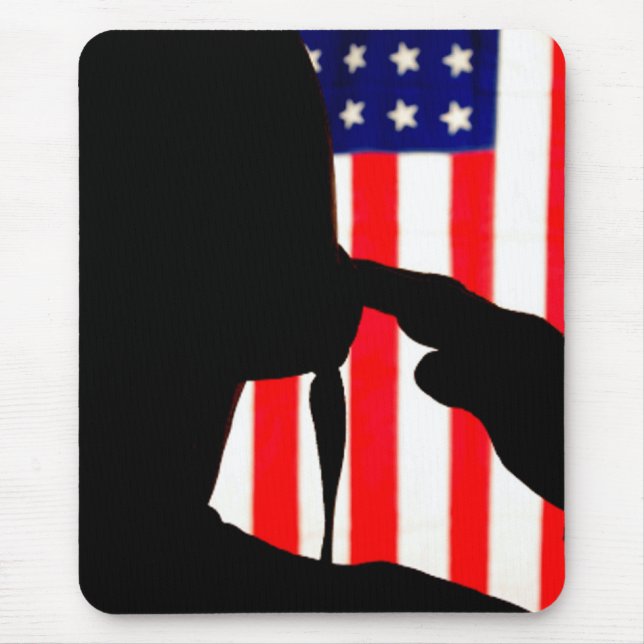 U.S. Soldier Silhouette Mousepad (Front)