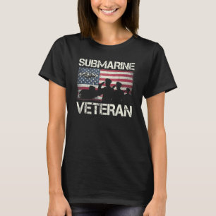 U S Submarines Veteran Service   Military Patrioti T-Shirt