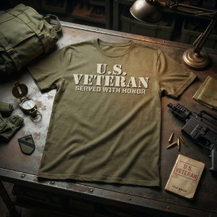 U.S. Veteran Served With Honour T-Shirt