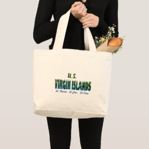 U.S. Virgin Islands Large Tote Bag