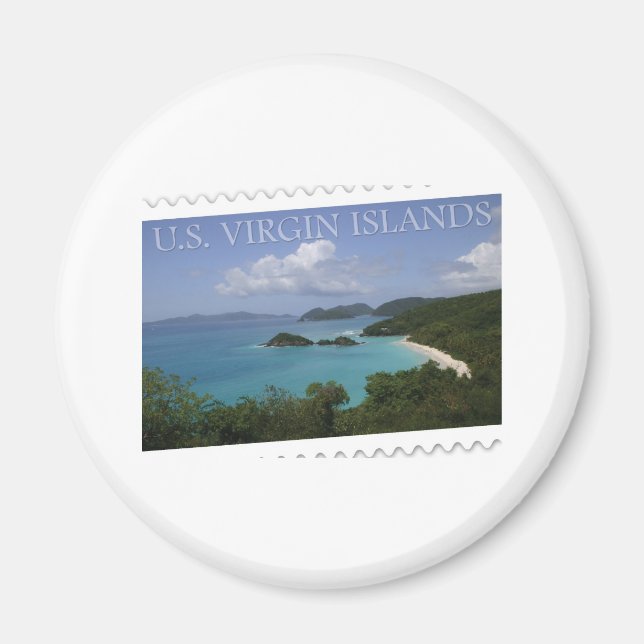 U.S. Virgin Islands - St. John's Trunk Bay Magnet (Front)