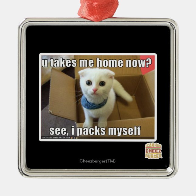 U take me home now? metal tree decoration (Front)