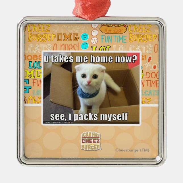 U take me home now? metal tree decoration (Front)