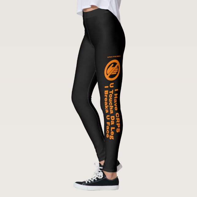 U Toucha Da Leg...CRPS Leggings (Left)