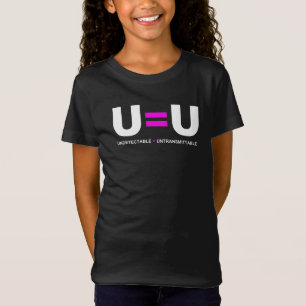 U=U HIV Undetectable Equals Untransmittable T-Shirt