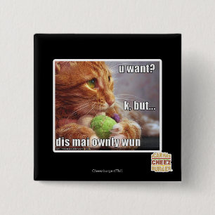 U want? 15 cm square badge