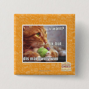 U want? 15 cm square badge
