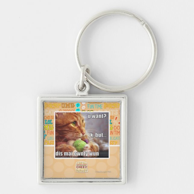 U want? key ring (Front)