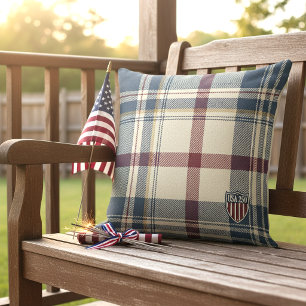 UA 250 American Plaid Shield Motif ID1301 Cushion