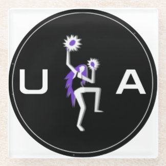 UA Glass Coaster