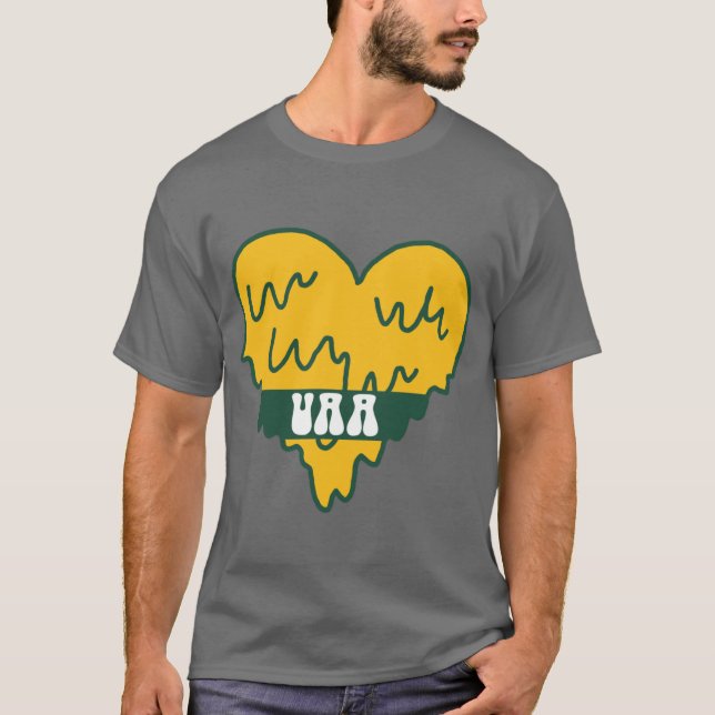 UAA University of Alaska Anchorage Heart T-Shirt (Front)
