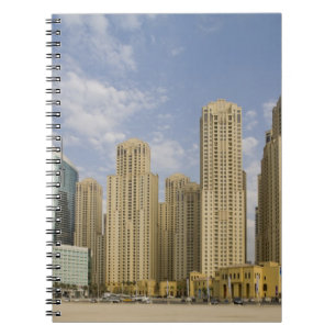 UAE, Dubai, Marina. Jumeirah Beach Residence Notebook