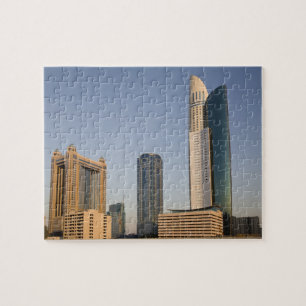 UAE, Dubai. Park Place Tower and other Jigsaw Puzzle