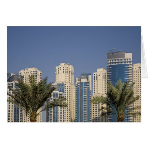 UAE, Dubai. Towers of Jumeirah Beach Residence