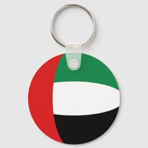 UAE Fisheye Flag Keychain