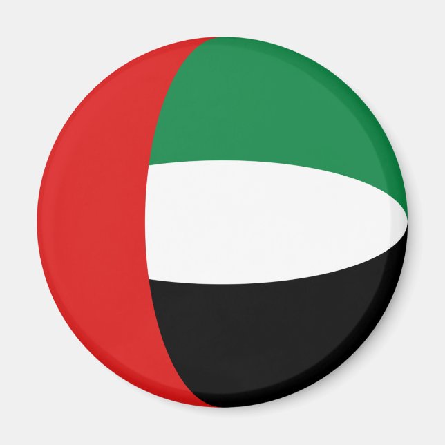 UAE Fisheye Flag Magnet (Front)