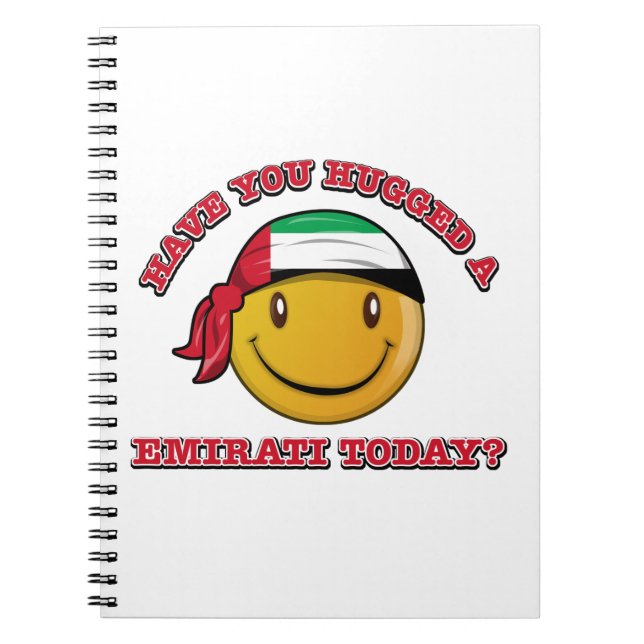 UAE flag designs Spiral Notebook (Front)