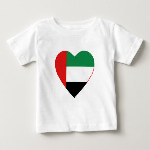 UAE Flag Heart T-Shirt