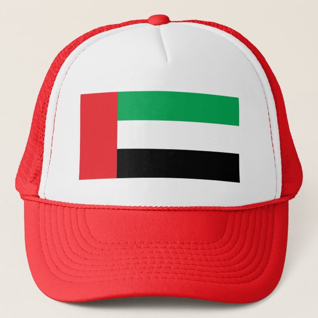 Uae Flag Trucker Hat (Front)