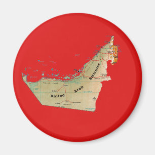 UAE Map Magnet