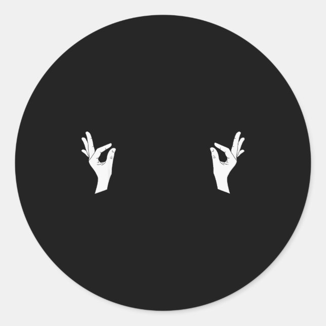 Ual Innuendo Funny Offensive Adult Humor Gag Raunc Classic Round Sticker (Front)