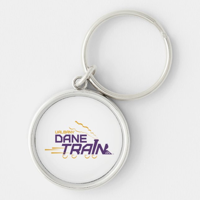 UAlbany Dane Train Logo Key Ring (Front)
