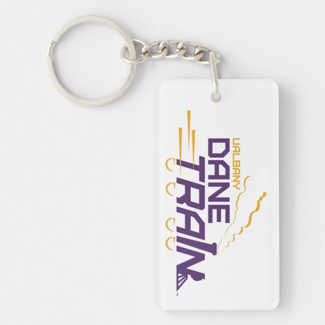 UAlbany Dane Train Logo Key Ring (Front)