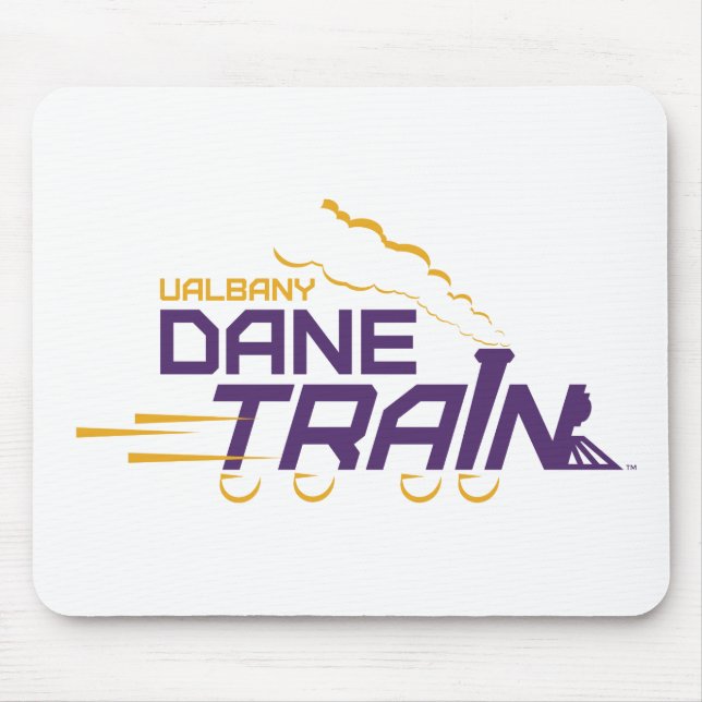 UAlbany Dane Train Logo Mouse Pad (Front)
