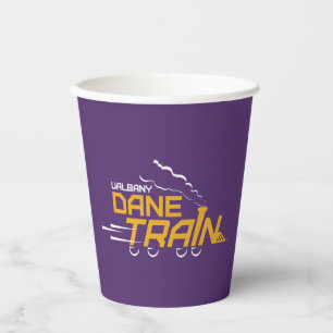 UAlbany Dane Train Logo Paper Cups