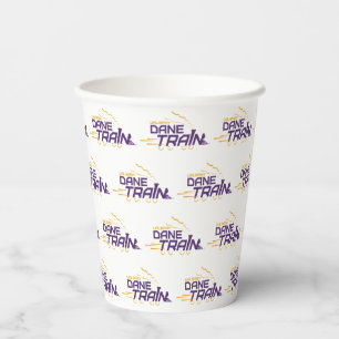 UAlbany Dane Train Logo Paper Cups