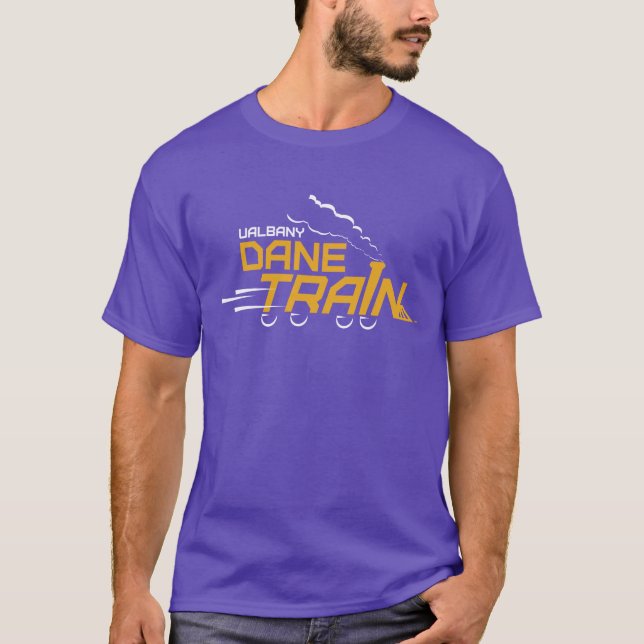 UAlbany Dane Train Logo T-Shirt (Front)