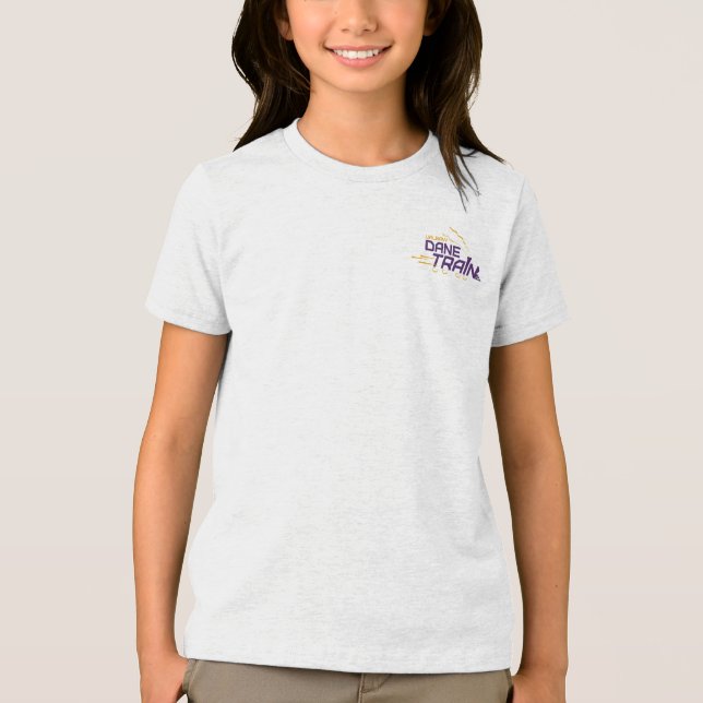 UAlbany Dane Train Logo Tri-Blend Shirt (Front)
