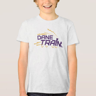 UAlbany Dane Train Logo Tri-Blend Shirt