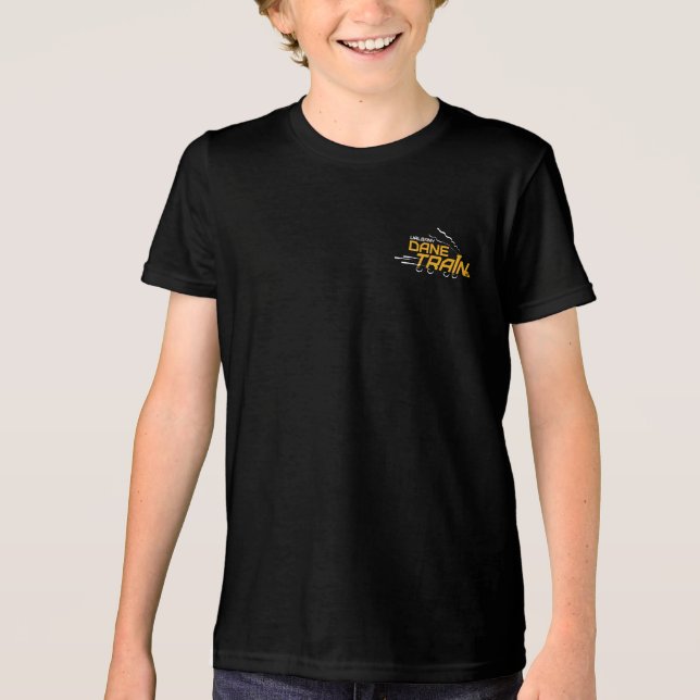 UAlbany Dane Train Logo Tri-Blend Shirt (Front)