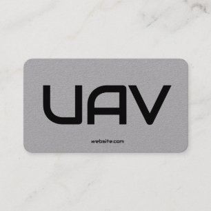 UAV Drone Custom QR Premium Business Card