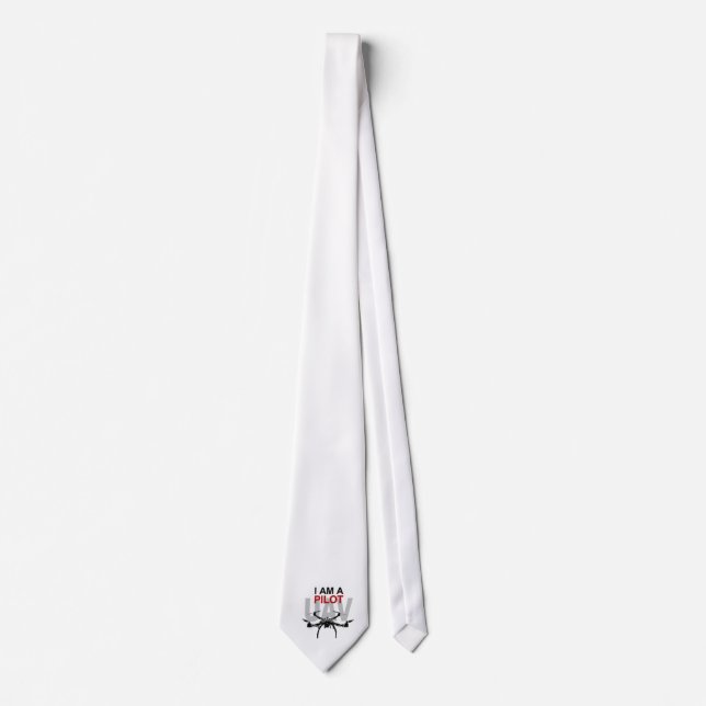 UAV Quadpilot Quadcopter Pilot Tie (Front)