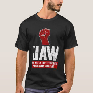 Uaw On Strike Red Tee United Auto Union Workers Ua